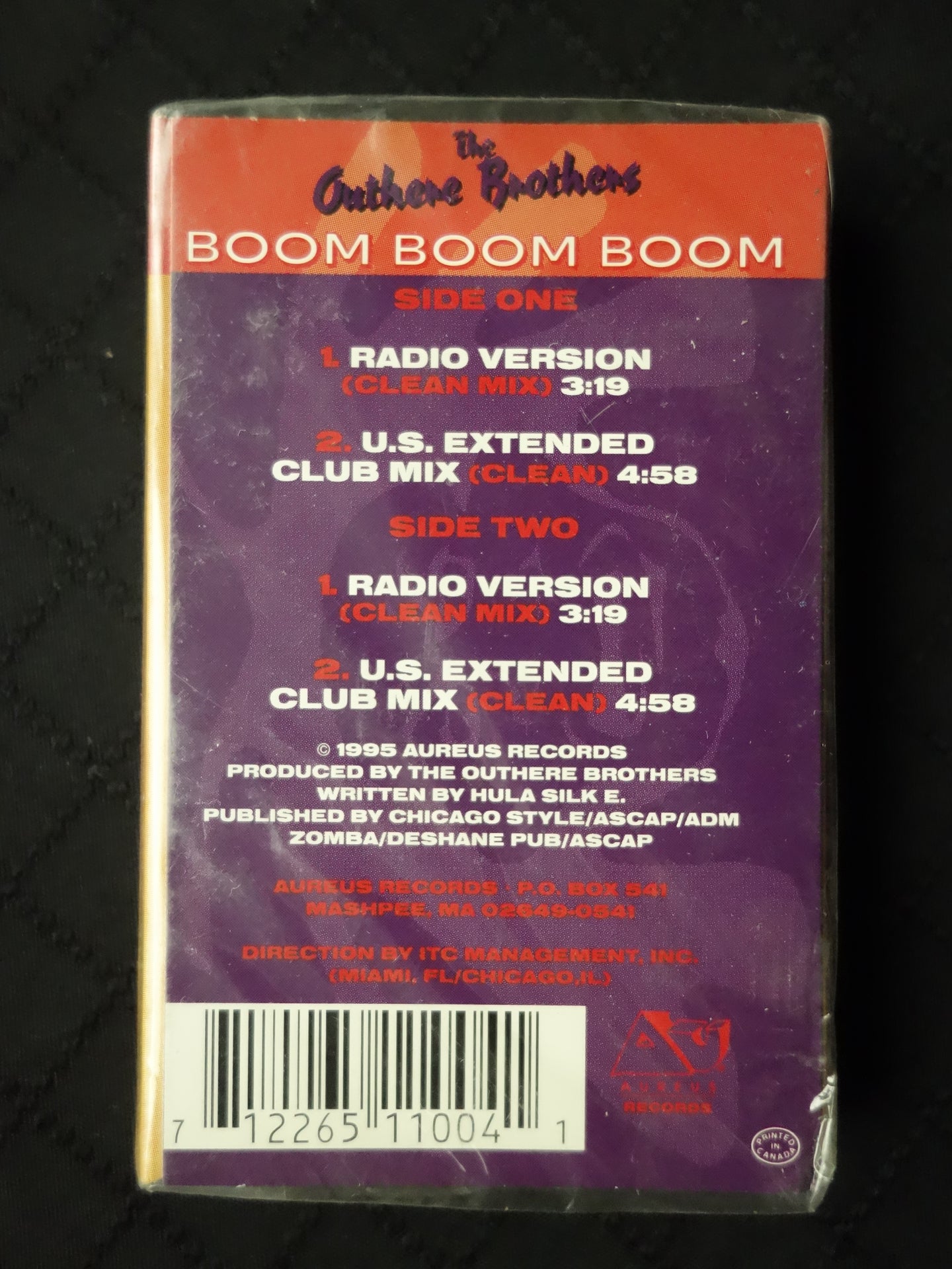 The Outhere Brothers "Boom Boom Boom" (Single)-Cassette Tapes-UnDigable Digs