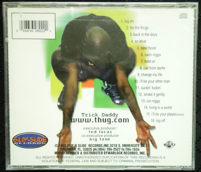 Trick Daddy "www.thug.com" (CD)-CDs-UnDigable Digs