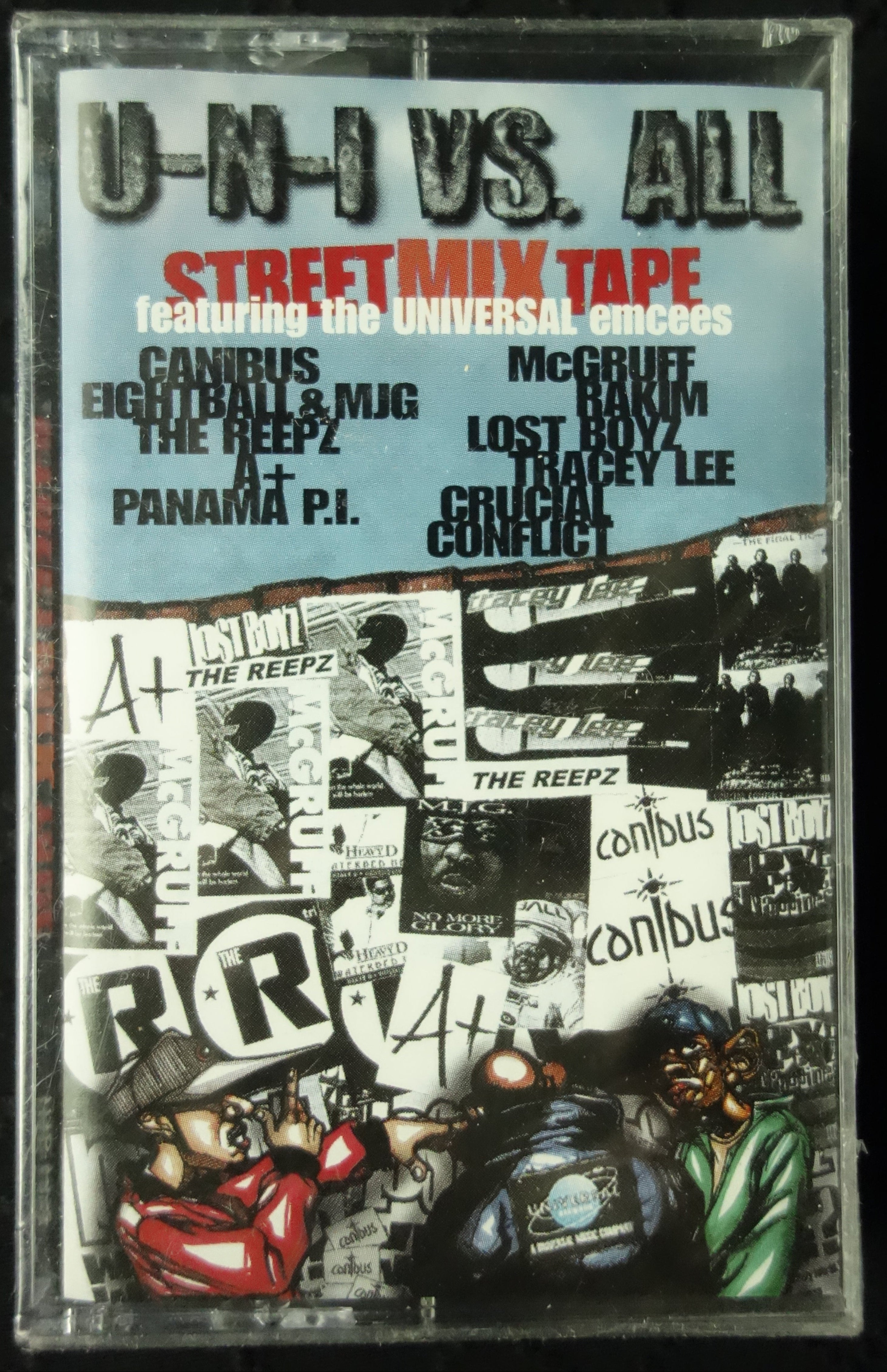 U-N-I VS. ALL: Street Mix Tape Featuring The Universal Emcees (Promo)-Cassette Tapes-UnDigable Digs