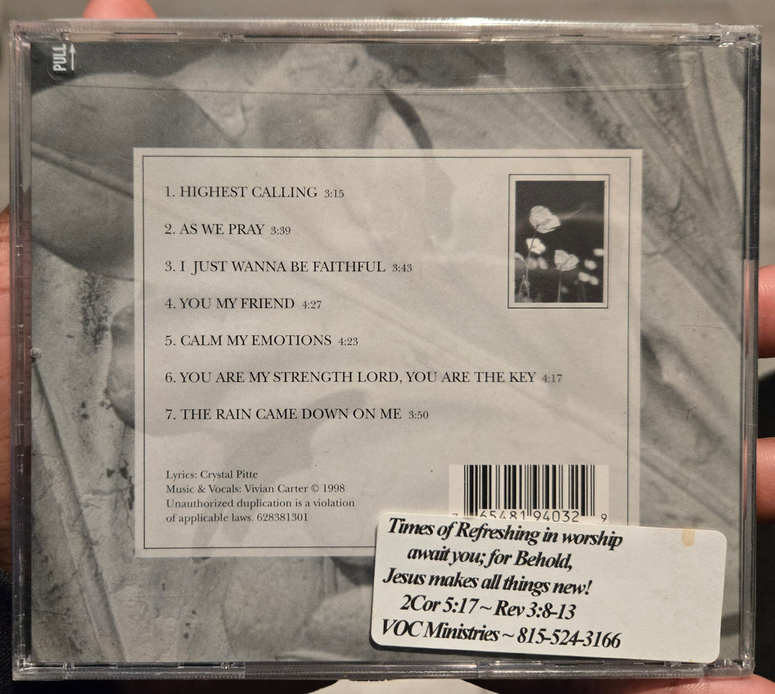 Vivian Carter "Journey Of Faith" (CD)-CDs-UnDigable Digs