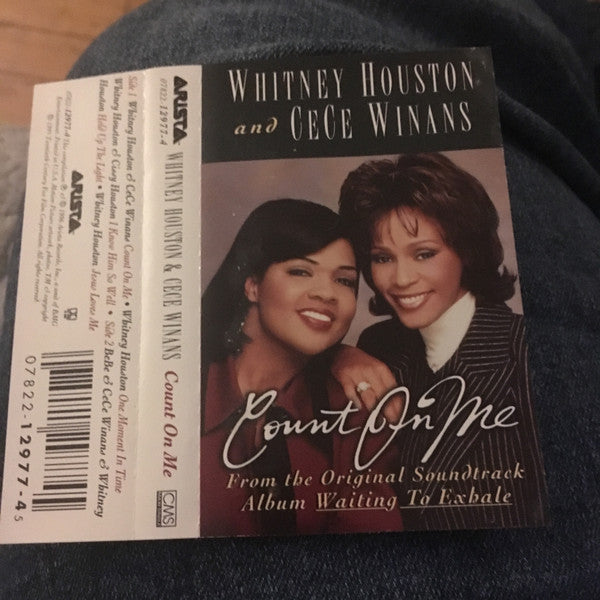 Whitney Houston & CeCe Winans "Count On Me" (Maxi-Single)-Cassette Tapes-UnDigable Digs