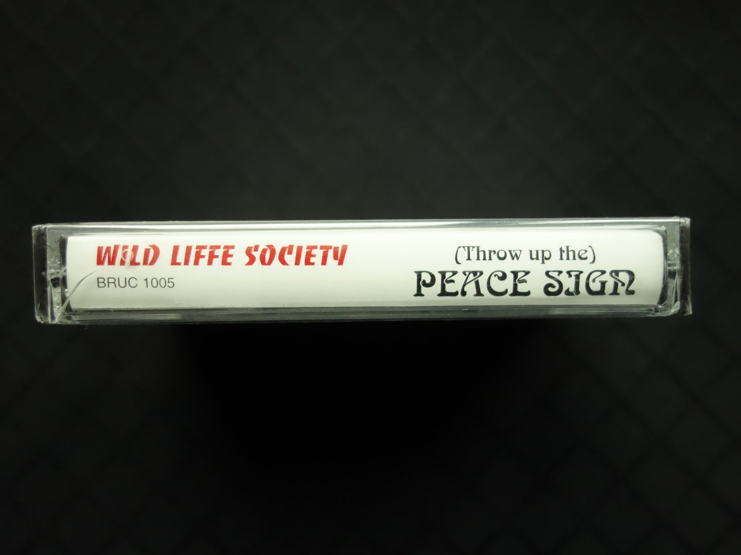 Wild Liffe Society "(Throw Up The) Peace Sign" (Single)-Cassette Tapes-UnDigable Digs