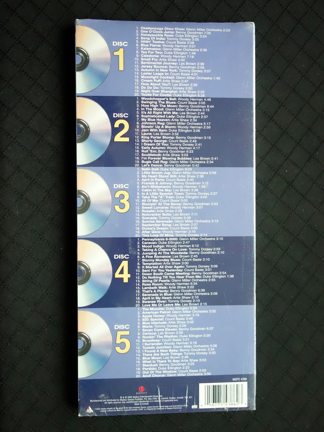 100 Big Band Favorites (LongBox CD) (5xCD)-CDs-UnDigable Digs