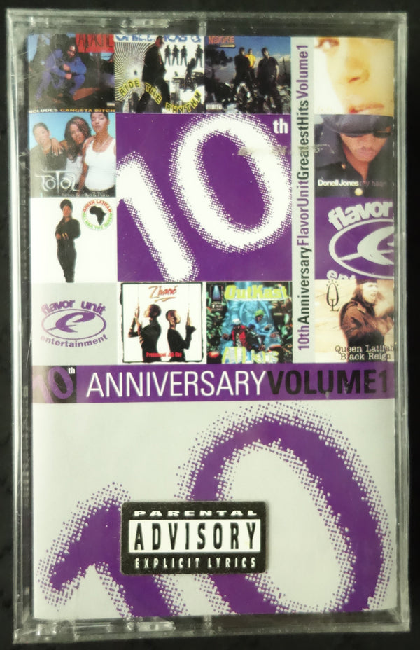 10th Anniversary Flavor Unit Greatest Hits Volume 1-Cassette Tapes-UnDigable Digs
