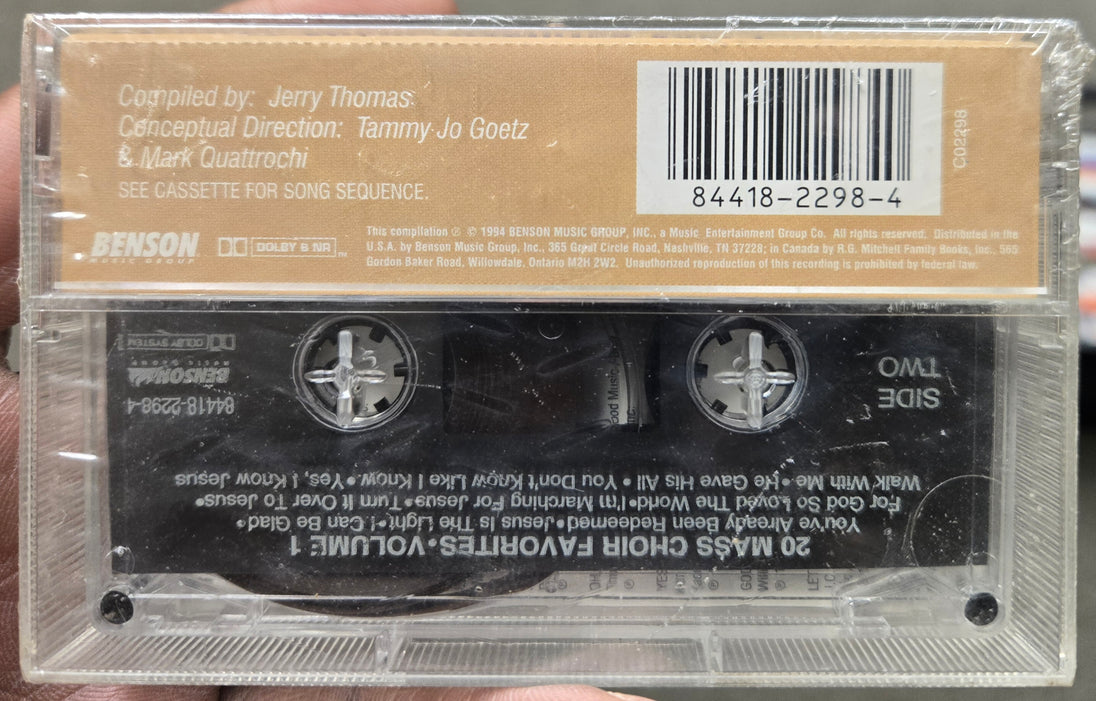 20 Mass Choir Favorites (Volume One)-Cassette Tapes-UnDigable Digs