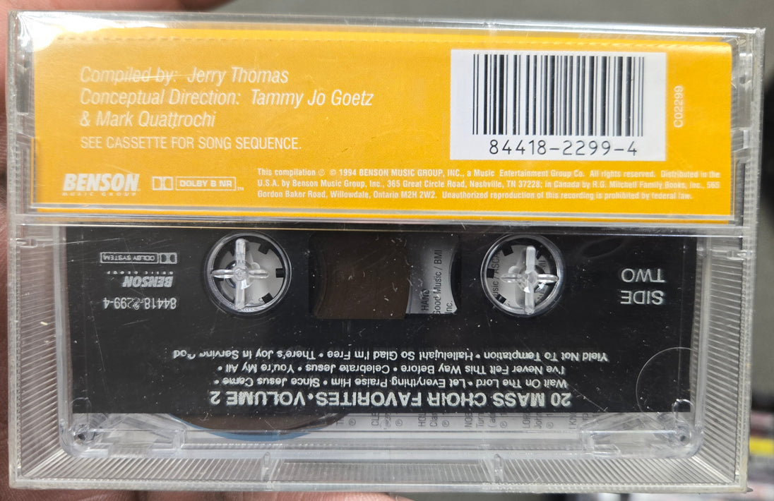 20 Mass Choir Favorites (Volume Two)-Cassette Tapes-UnDigable Digs