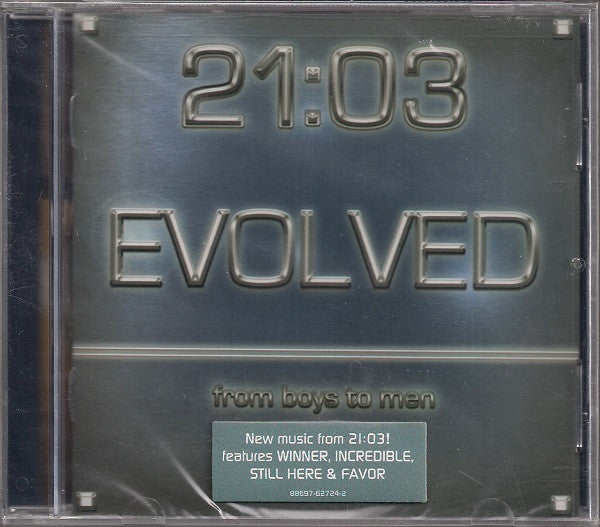 21:03 "Evolved (From Boys To Men)" (CD)-CDs-UnDigable Digs