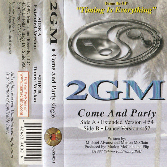 2GM "Come And Party" (Single)-Cassette Tapes-UnDigable Digs