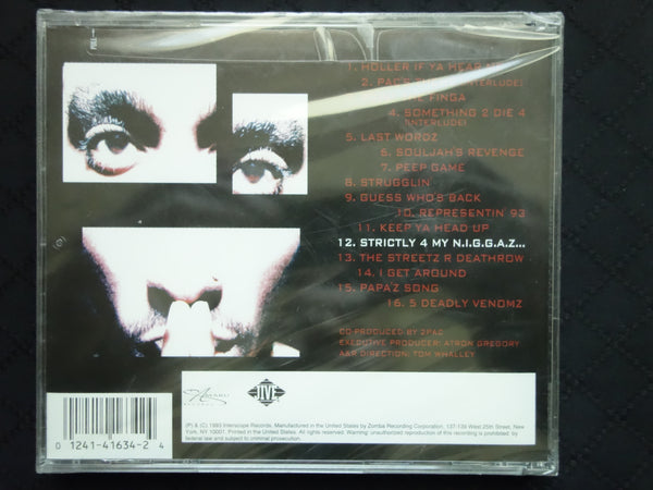 2Pac "Strictly 4 My N.I.G.G.A.Z." (CD)-CDs-UnDigable Digs