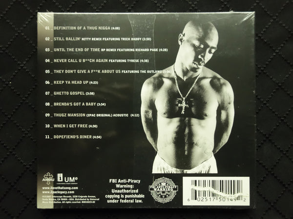 2Pac "The Best Of 2Pac Part 2: Life" (CD) (Clean / Edited Version)-CDs-UnDigable Digs
