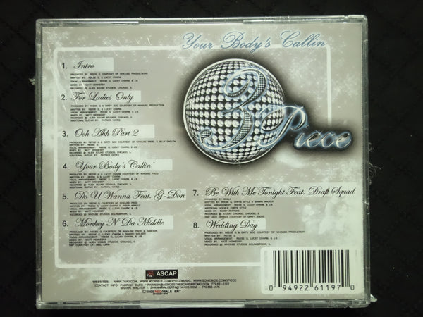 3 Piece "Your Body's Callin'" (CD)-CDs-UnDigable Digs