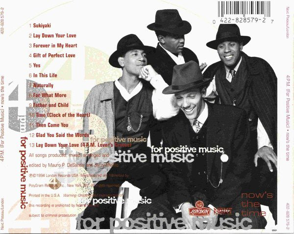 4 P.M. (For Positive Music) "Now's The Time" (CD)-CDs-UnDigable Digs