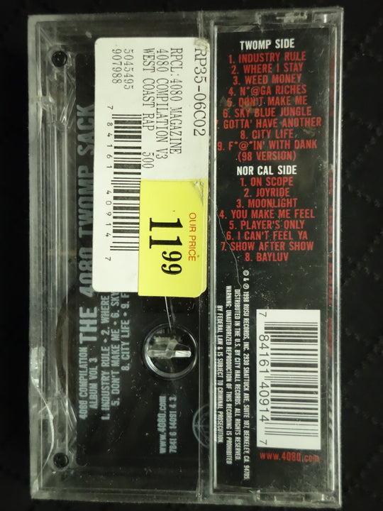 4080 Hip Hop Magazine - Compilation Album Vol 3: The Twomp Sack-Cassette Tapes-UnDigable Digs