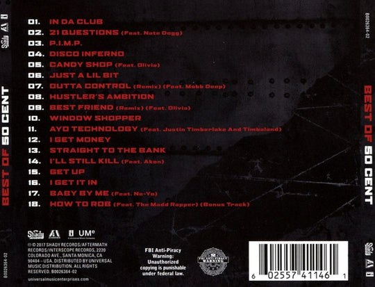 50 Cent "Best Of 50 Cent" (CD)-CDs-UnDigable Digs