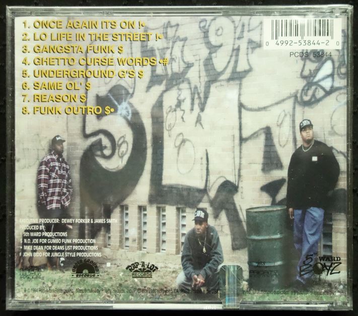 5th Ward Boyz "Gangsta Funk" (CD)-CDs-UnDigable Digs