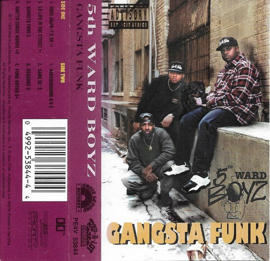 5th Ward Boyz "Gangsta Funk"-Cassette Tapes-UnDigable Digs