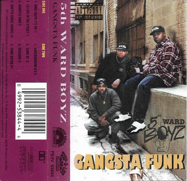 5th Ward Boyz "Gangsta Funk"-Cassette Tapes-UnDigable Digs