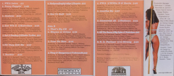 5th Ward Boyz "P.W.A. The Album Keep It Poppin"-Cassette Tapes-UnDigable Digs