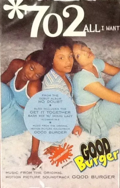 702 "All I Want" (Cassette Single)-Cassette Tapes-UnDigable Digs