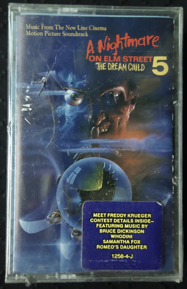 A Nightmare On Elm Street 5: The Dream Child (Music From The New Line Cinema Motion Picture Soundtrack)-Cassette Tapes-UnDigable Digs