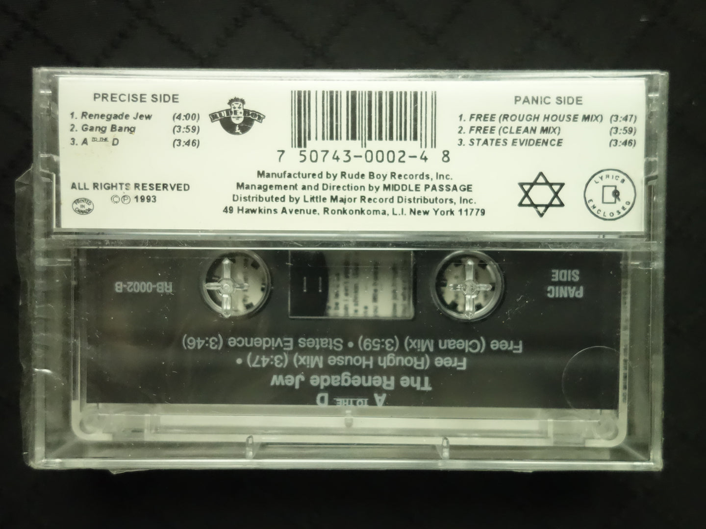 A To The D "The Renegade Jew"-Cassette Tapes-UnDigable Digs