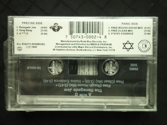 A To The D "The Renegade Jew"-Cassette Tapes-UnDigable Digs