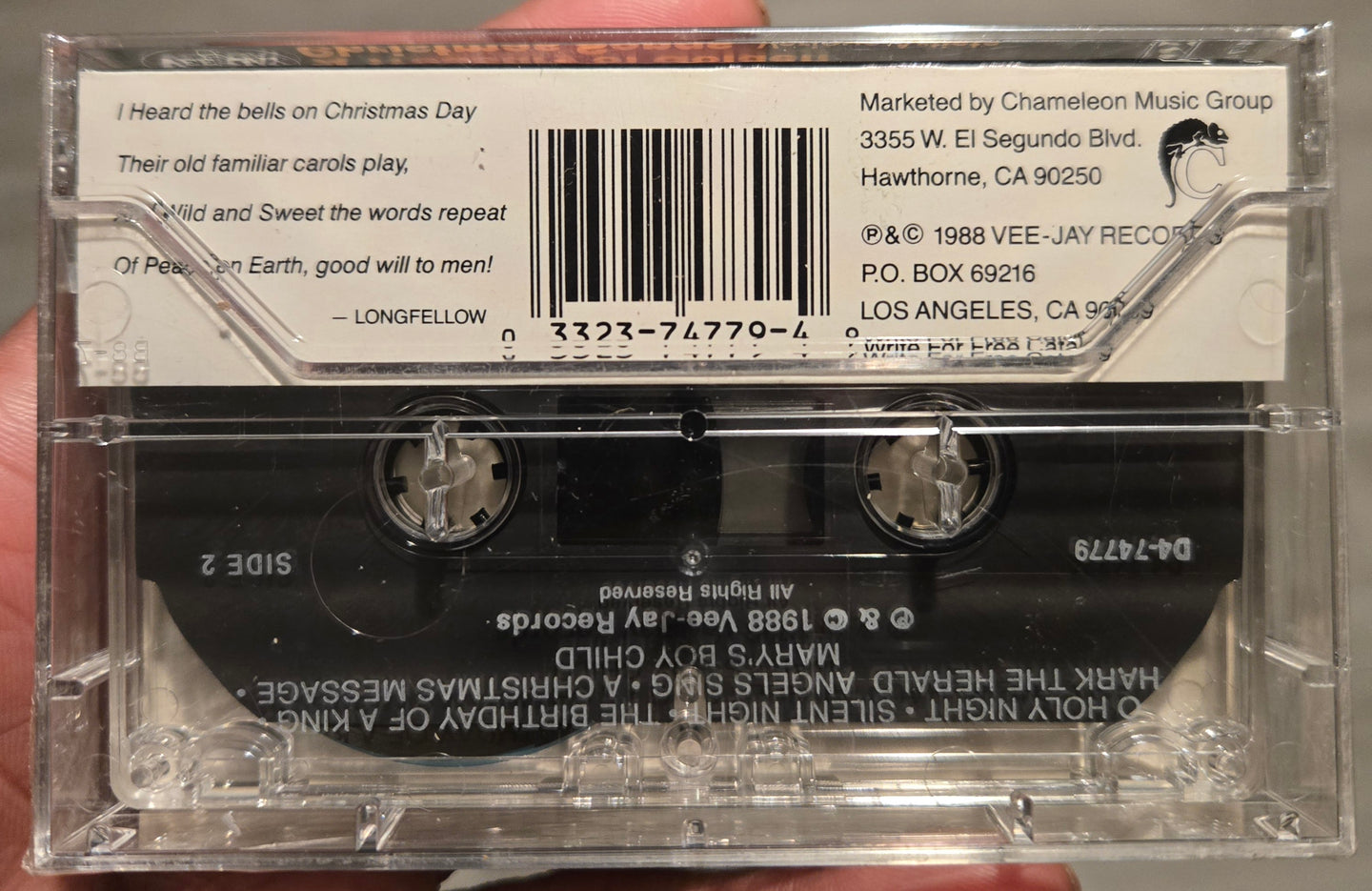 A Treasury of Golden Christmas Songs-Cassette Tapes-UnDigable Digs
