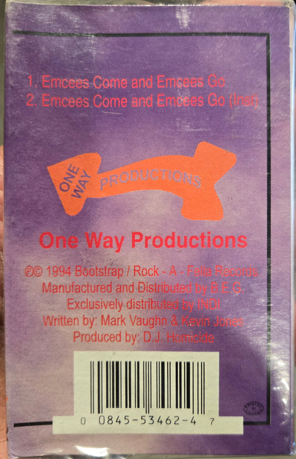 A.W.O.L. "Emcees Come And Emcees Go" (Single)-Cassette Tapes-UnDigable Digs