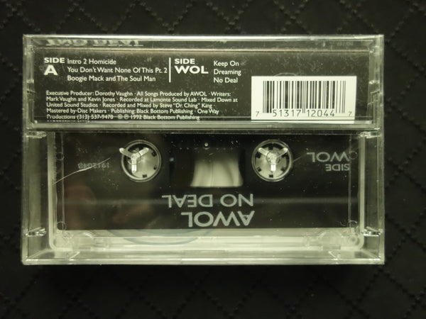 A.W.O.L. "No Deal"-Cassette Tapes-UnDigable Digs