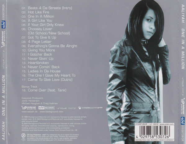 Aaliyah "One In A Million" (Edition 2004) (CD)-CDs-UnDigable Digs