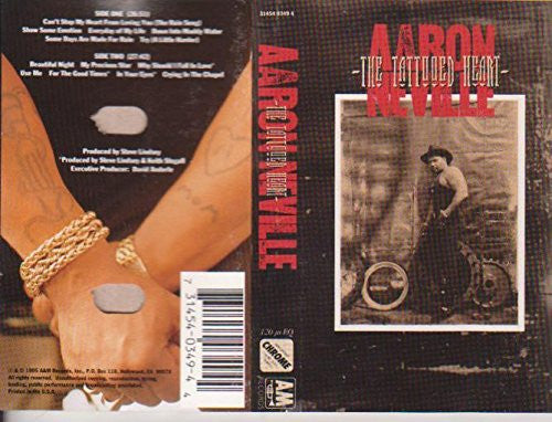 Aaron Neville "The Tattooed Heart"-Cassette Tapes-UnDigable Digs