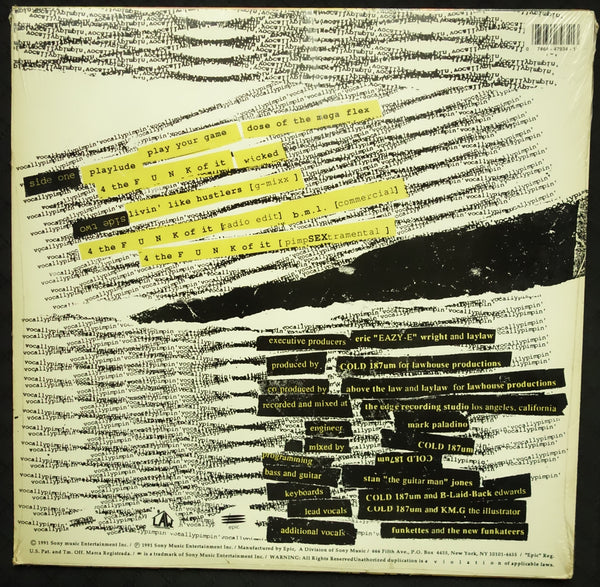 Above The Law "Vocally Pimpin" (EP)-Vinyl Records-UnDigable Digs