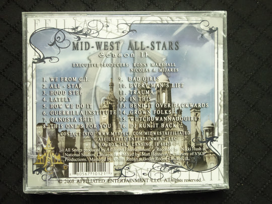 Affiliated Entertainment Presents: Mid-West All-Stars Season II (CD)-CDs-UnDigable Digs