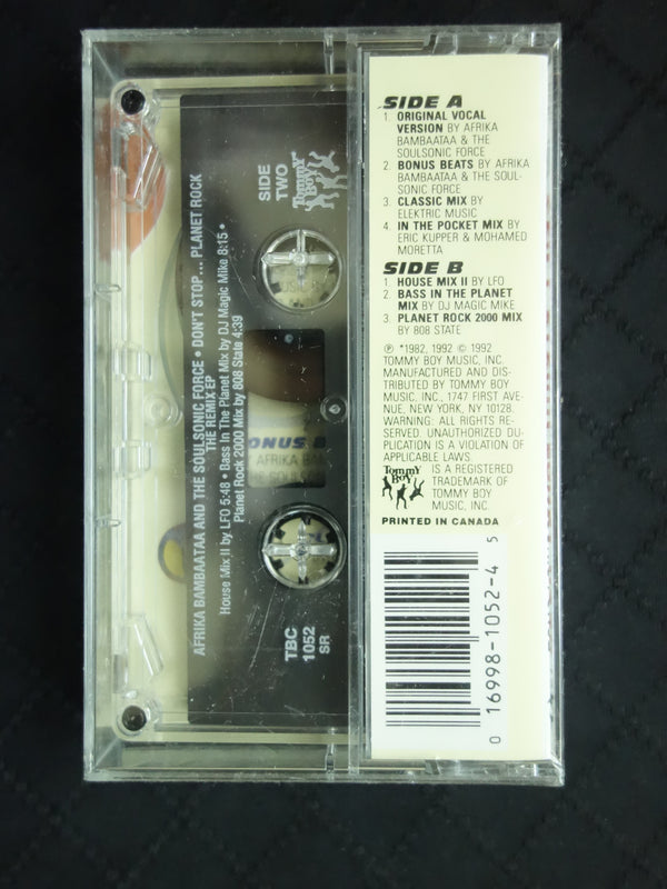 Afrika Bambaataa & The Soulsonic Force "Don't Stop... Planet Rock" (The Remix EP)-Cassette Tapes-UnDigable Digs