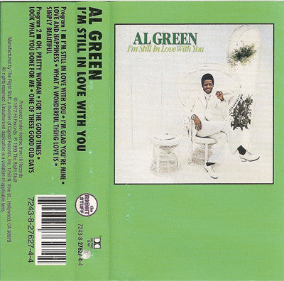 Al Green "I'm Still In Love With You"-Cassette Tapes-UnDigable Digs
