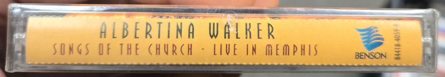 Albertina Walker "Songs Of The Church: Live In Memphis"-Cassette Tapes-UnDigable Digs