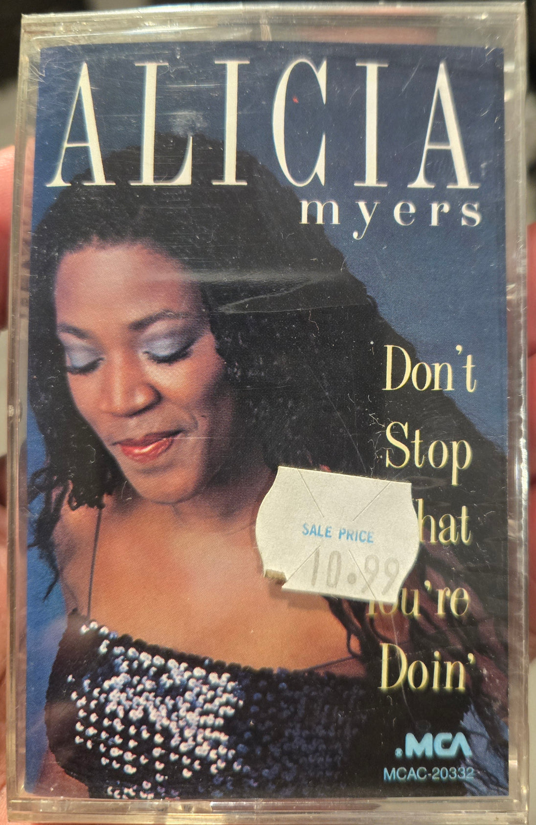 Alicia Myers "Don't Stop What You're Doin'"-Cassette Tapes-UnDigable Digs