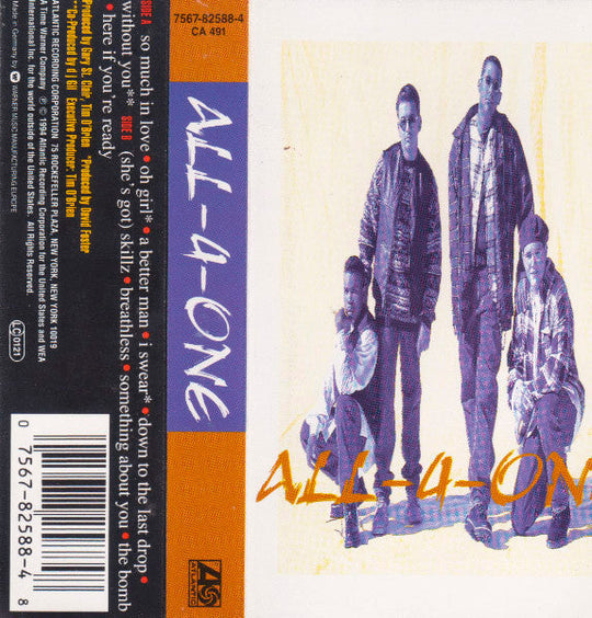 All-4-One "All-4-One"-Cassette Tapes-UnDigable Digs