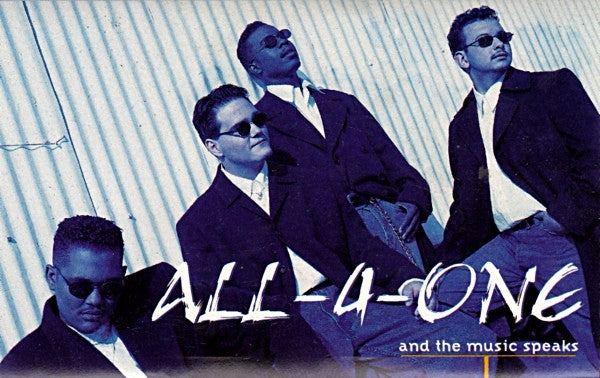 All-4-One "And The Music Speaks"-Cassette Tapes-UnDigable Digs