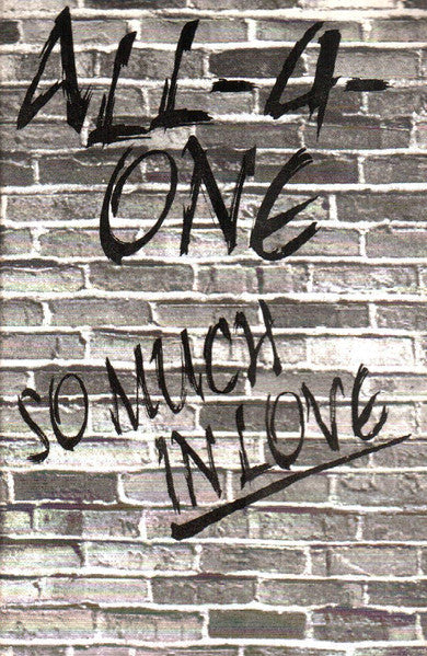 All-4-One "So Much In Love" (Single)-Cassette Tapes-UnDigable Digs