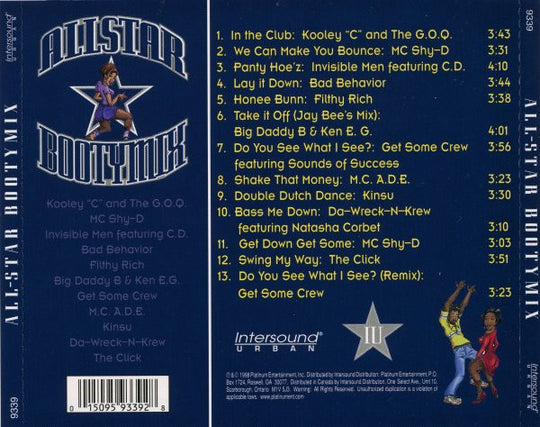 Allstar Bootymix (CD)-CDs-UnDigable Digs