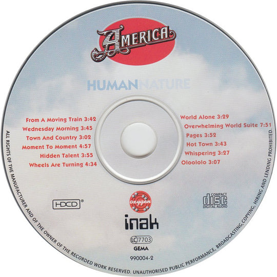 America "Human Nature" (CD)-CDs-UnDigable Digs