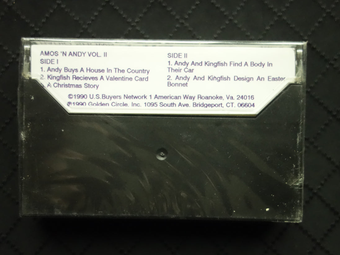 Amos 'N Andy "Great American Radio Shows Presents: Amos 'N Andy Vol.II"-Cassette Tapes-UnDigable Digs