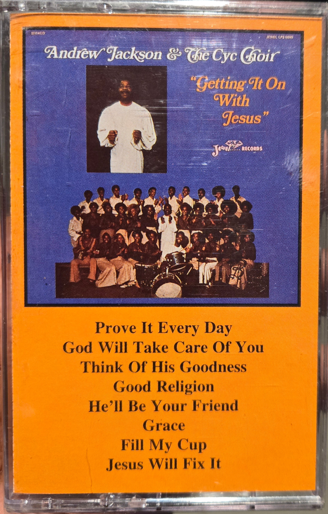 Andrew Jackson & The CYC Choir "Getting It On With Jesus"-Cassette Tapes-UnDigable Digs