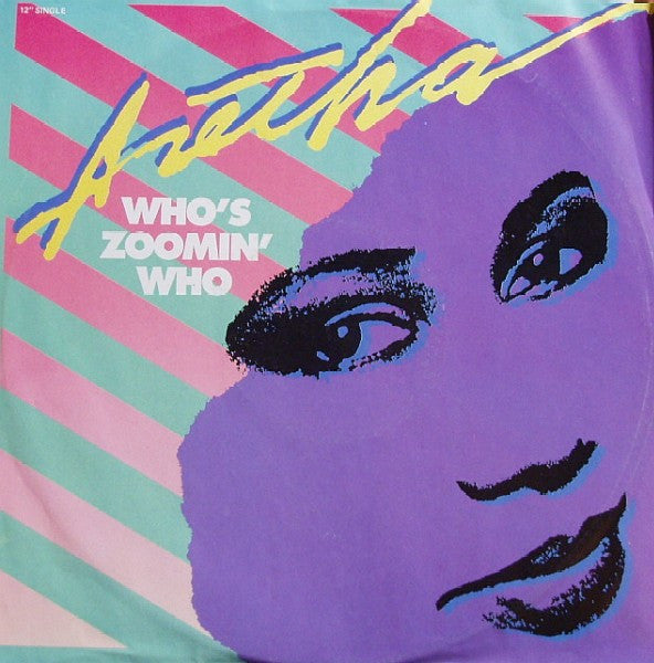 Aretha Franklin "Who's Zoomin' Who" (12" Single)-Vinyl Records-UnDigable Digs