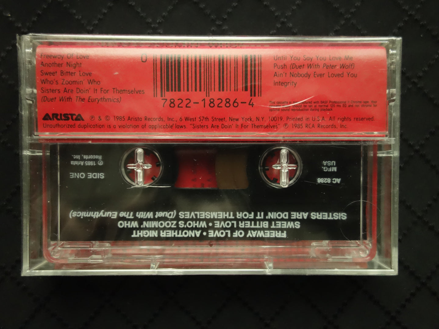 Aretha Franklin "Who's Zoomin' Who?"-Cassette Tapes-UnDigable Digs