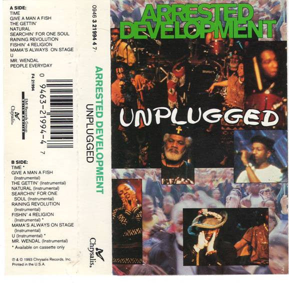 Arrested Development "Unplugged"-Cassette Tapes-UnDigable Digs