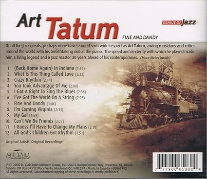 Art Tatum "Genius of Jazz" (CD)-CDs-UnDigable Digs