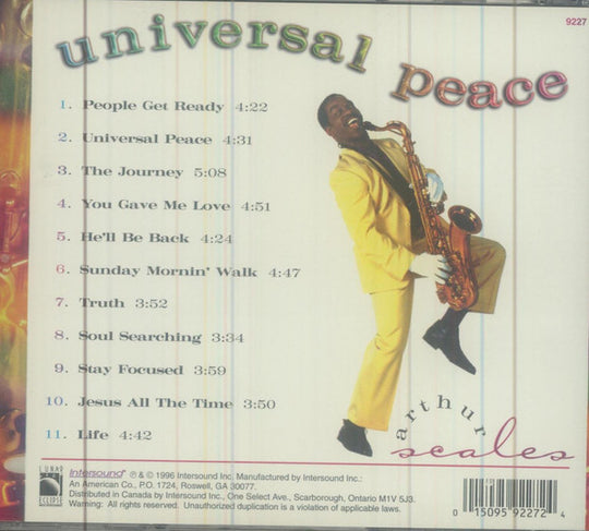 Arthur Scales "Universal Peace" (CD)-CDs-UnDigable Digs