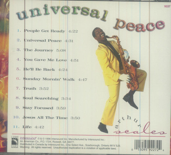 Arthur Scales "Universal Peace" (CD)-CDs-UnDigable Digs